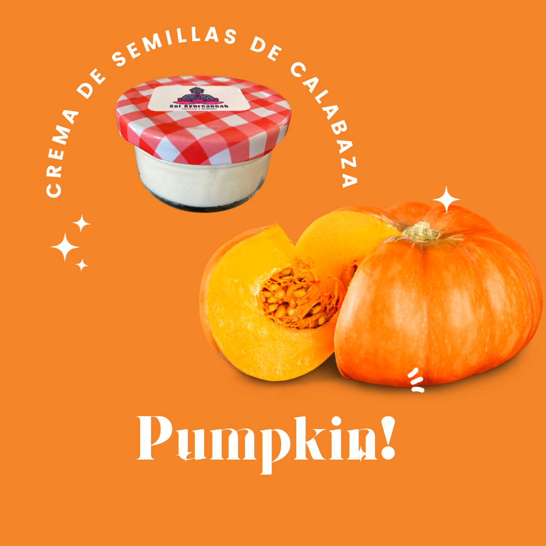 Crema de semillas de calabaza .